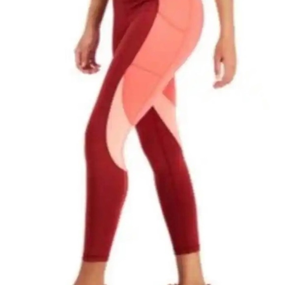 𝅺ID Ideology Women's Colorblock 7/8 Leggings-NWT - Picture 6 of 7